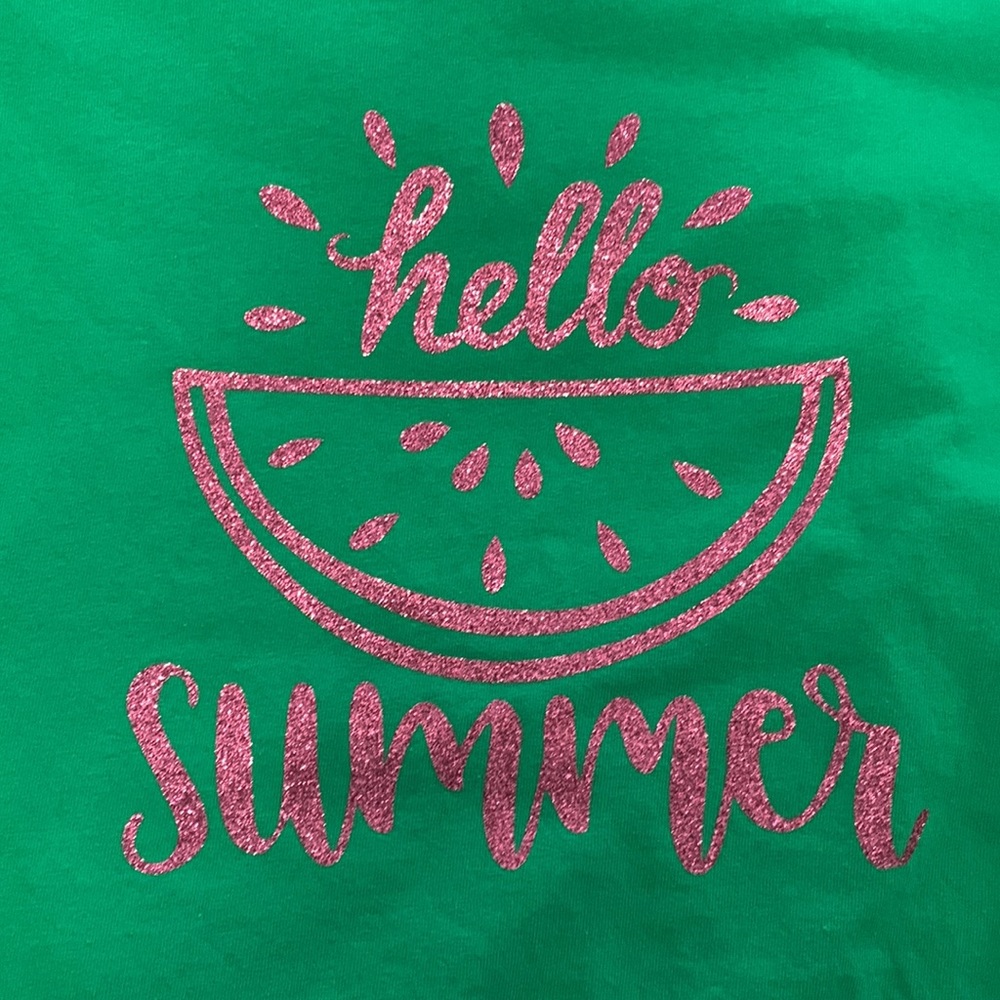 Handmade Hello summer t-shirt - Picture 3 of 4